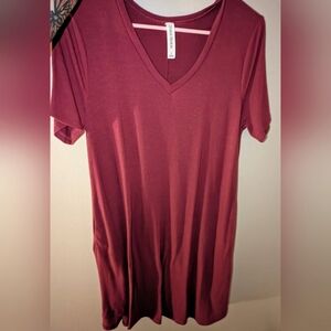 Zenana V-Neck Midi Dress NWOT